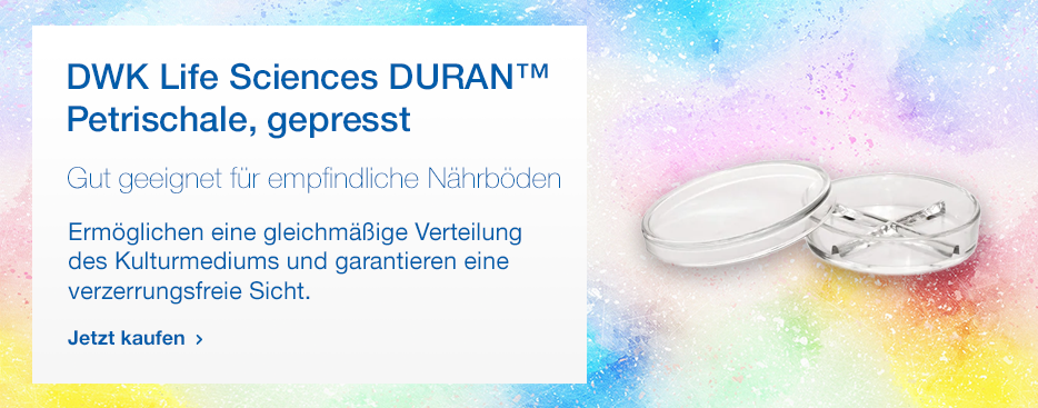DWK Life Sciences DURAN™ Petrischale, gepresst